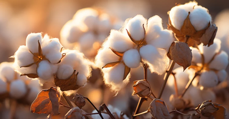 Plants de coton mûrs dans un champ brésilien - symbole d'agriculture durable et de qualité d'exportation